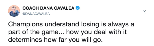 Champions Understand Losing Is A Part of the Game... (Viral Tweet)