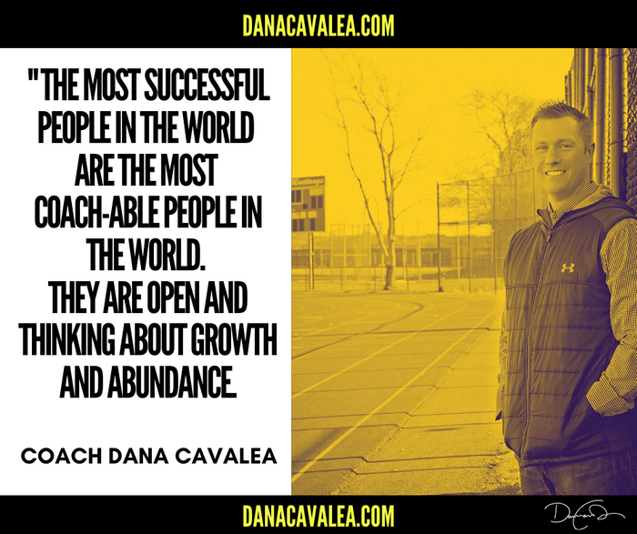 You MUST Be Coachable... (to be great)