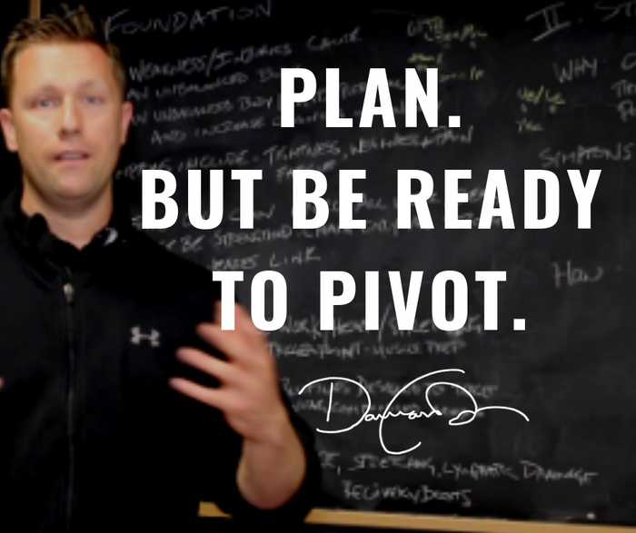 Failing to Plan.... and Knowing When to Pivot