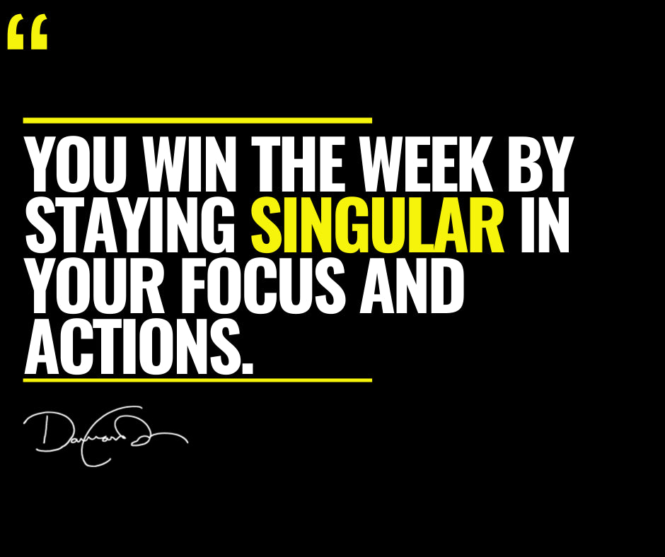 🖐 Do THIS To WIN The Week.. (Step by Step Plan)