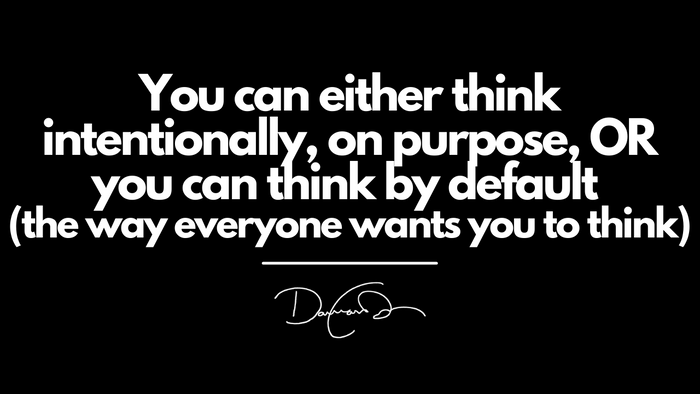 Default vs. Conscious