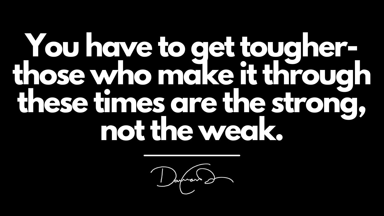 Make Yourself Uncomfortable.....