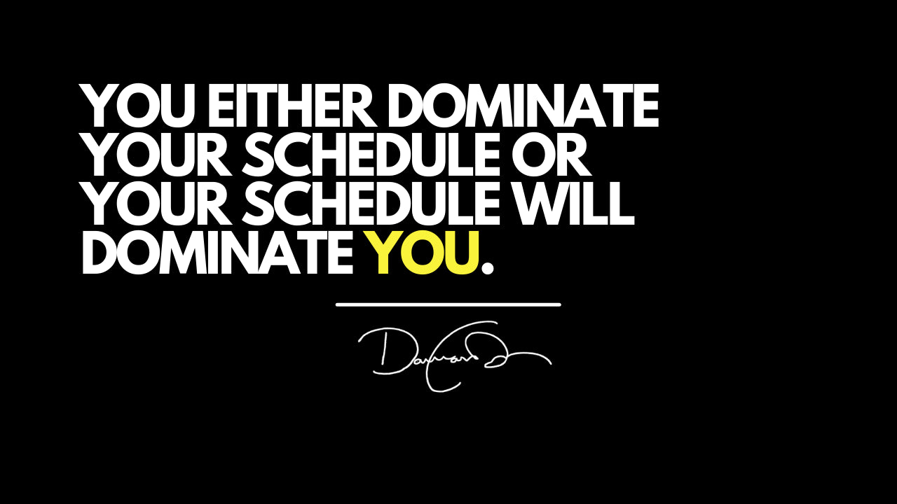 ⭐ Schedule Management 101