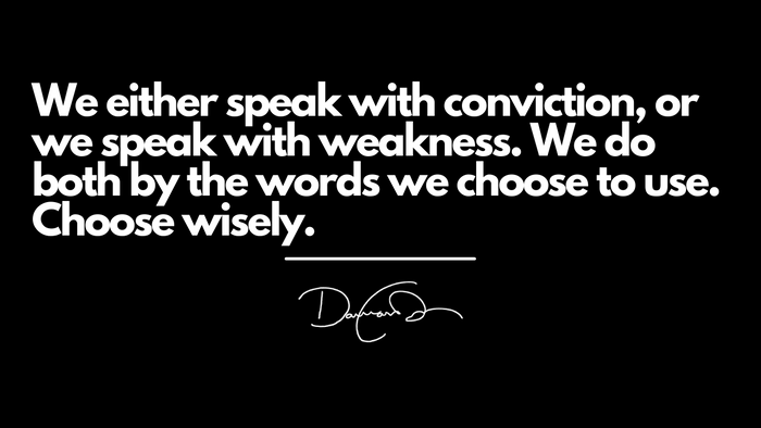 ⭐ How To Speak With Greater Conviction...
