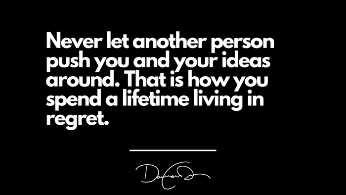 You Must First ____________ To Do Anything Great!