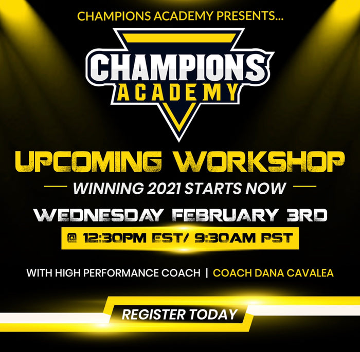 ⭐ JOIN ME! LIVE WORKSHOP TODAY! WINNING 2021 STARTS NOW!