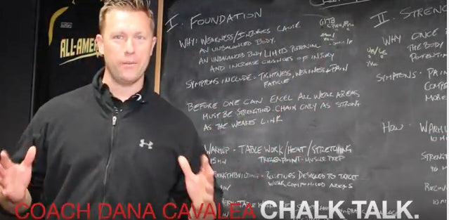 CHALK TALK WITH DANA CAVALEA