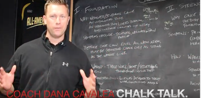 CHALK TALK WITH DANA CAVALEA