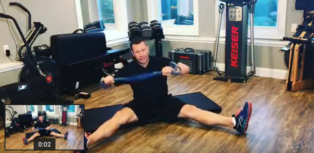 I was trying to get my BACK loose- You know what I did?