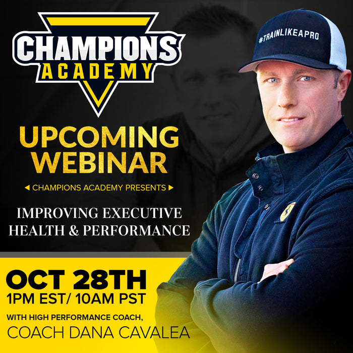 WEBINAR TODAY: Improving Executive Health & Performance