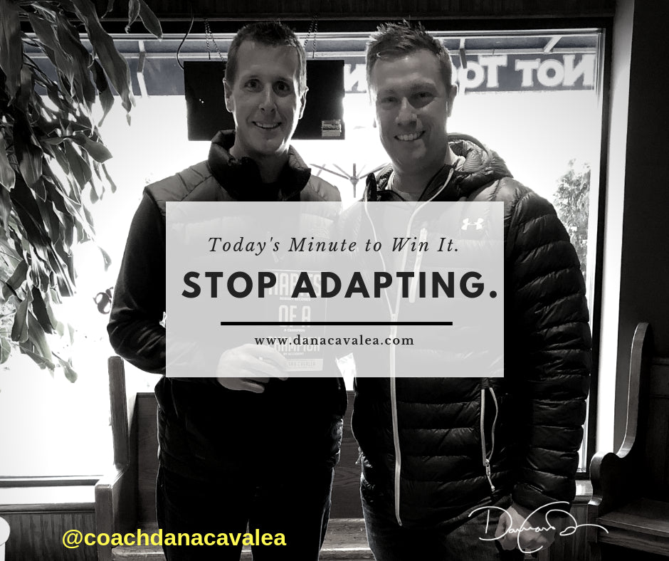 Stop Adapting... Start Leading.