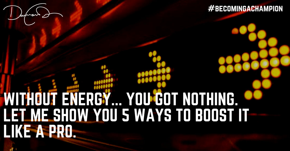 Keeping your ENERGY ROLLING HIGH!