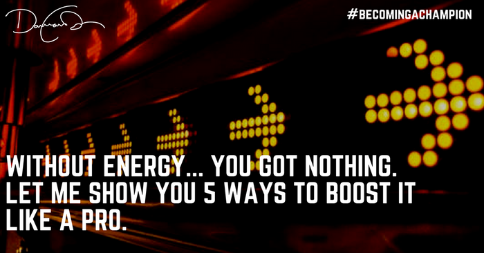 Keeping your ENERGY ROLLING HIGH!