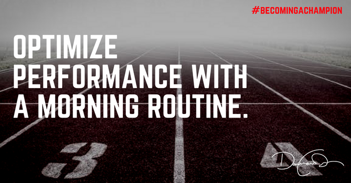 How to OPTIMIZE YOUR PERFORMANCE with a Morning Routine.. (PRO LEVEL)