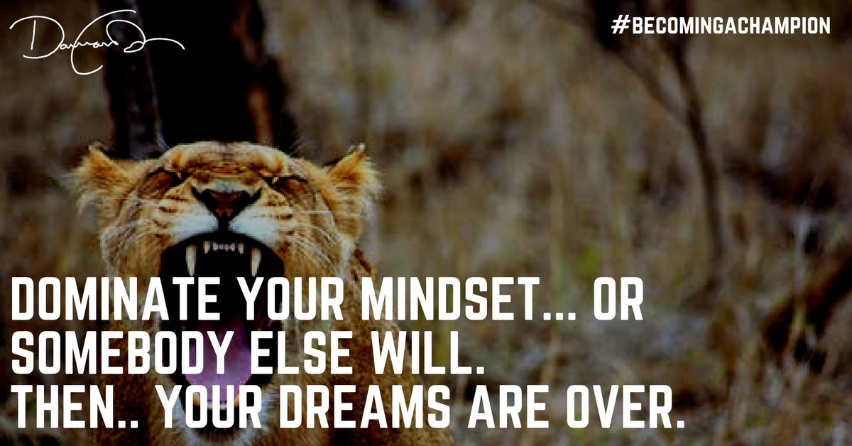 TODAY...We are talkin' MINDSET.. And my Achin' Tooth!