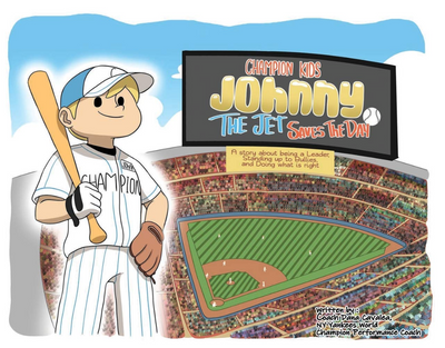 **SIGNED & PERSONALIZED: Champion Kids: JOHNNY "THE JET" SAVES THE DAY